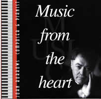 image of John Burrows' "Music From the Heart" CD album cover